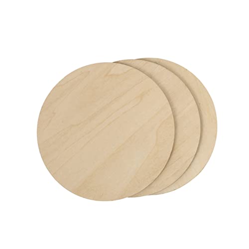 Veemoon 3 Stück Teiliges Unbearbeitete Runde Holzscheiben Diy Holzplatten für Bastelprojekte Naturholz Leicht und Vielseitig Einsetzbar für Kreative Dekorationen Veemoon 3 Stück Teiliges Unbearbeitete Runde Holzscheiben Diy Holzplatten für Bastelprojekte Naturholz Leicht und Vielseitig Einsetzbar für Kreative Dekorationen von Veemoon