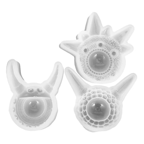 Veemoon 3 Stück Teufelsaugen Gießformen für Schmuck und Bastelarbeiten für Kreative zu Weihnachten und Kindergeburtstagen Transparent und Benutzerfreundlich von Veemoon