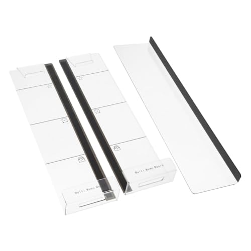 Veemoon 3 Stück Transparentes Acryl Nachrichtentafel für Schreibtisch Haftnotizhalter für Büro und Home Office Stabil und Vielseitig Einsetzbar Veemoon 3 Stück Transparentes Acryl Nachrichtentafel für Schreibtisch Haftnotizhalter für Büro und Home Office Stabil und Vielseitig Einsetzbar von Veemoon