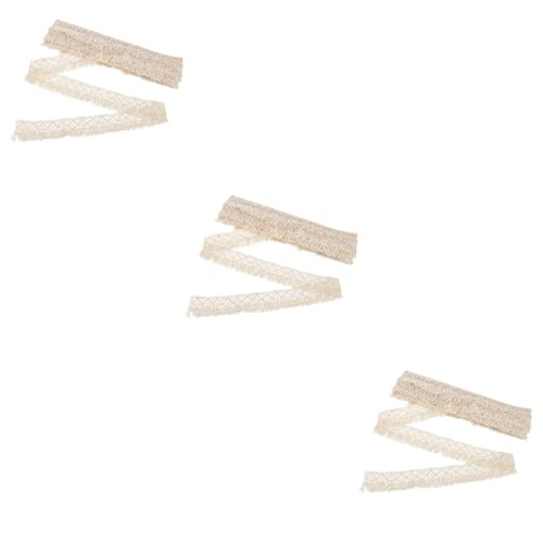 Veemoon 3 Stück Yards Baumwoll Spitzenborte mit Quasten für Diy Dekoration und Vielseitige Applikation für Kleidung Hüte und Wohnaccessoires Veemoon 3 Stück Yards Baumwoll Spitzenborte mit Quasten für Diy Dekoration und Vielseitige Applikation für Kleidung Hüte und Wohnaccessoires von Veemoon