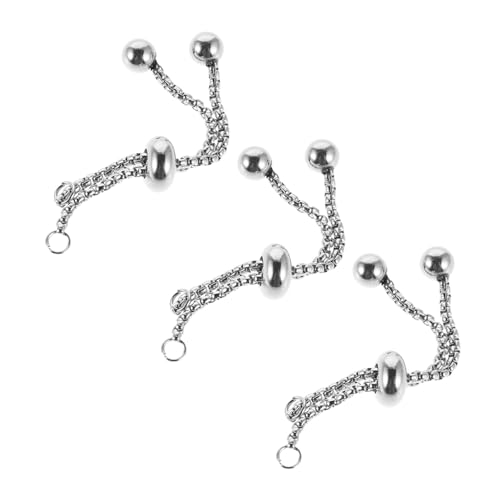 Veemoon 3 Stücke Dehnbare Verlängerungskette für Diy Schmuckherstellung Anpassbar für Armbänder und Vielseitige Zubehörteile Veemoon 3 Stücke Dehnbare Verlängerungskette für Diy Schmuckherstellung Anpassbar für Armbänder und Vielseitige Zubehörteile von Veemoon