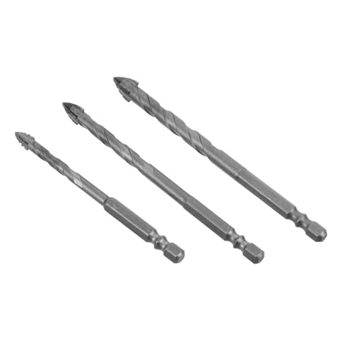 Veemoon 3-teiliges Präzisionsbohrer-set Für Beton- Und Fliesenbohren, Mehrzweckbohrer, Scharfer Bohrer, Metallbohrer-set, Bohrkopf Veemoon 3-teiliges Präzisionsbohrer-set Für Beton- Und Fliesenbohren, Mehrzweckbohrer, Scharfer Bohrer, Metallbohrer-set, Bohrkopf von Veemoon