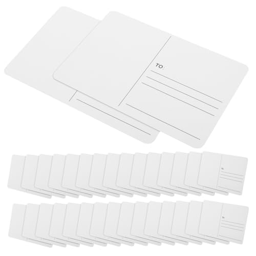 Veemoon 30 Blatt Textur Baumwollkarton Postkarten Blanko Wasserfarben Postkarten für DIY Grußkarten Hochzeitseinladungen Dankeskarten Kreative Bastelkarten von Veemoon