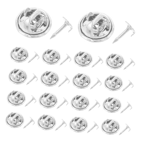 Veemoon 30 Sätze Teiliges Metall Schmetterlingsbroschen Ersatz Pin Backings für DIY Schmuck Anstecknadelverschlüsse Vielseitig Einsetzbar für Jacken Hüte Schals und Ärmel von Veemoon