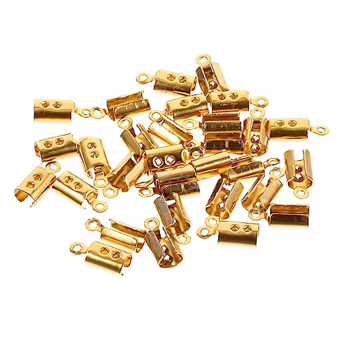 Veemoon 30 Stück Armbandanschluss Armbinde Verschluss Aus Edelstahl Halskette Schnallen Verbindungsverschluss Aus Metall Schnallen Für Armband Endverschluss Rostfreier Stahl Golden von Veemoon