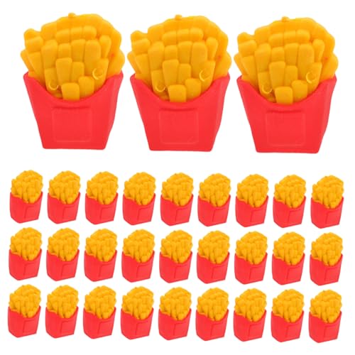 Veemoon 30 Stück Eraser für französische Pommes süße Schulsachen Mini-Radiergummis in Lebensmittelform kawaii schulmaterial Schreibwaren-Dinosaurierspielzeug Radiergummis für Mädchen tpr Veemoon 30 Stück Eraser für französische Pommes süße Schulsachen Mini-Radiergummis in Lebensmittelform kawaii schulmaterial Schreibwaren-Dinosaurierspielzeug Radiergummis für Mädchen tpr von Veemoon