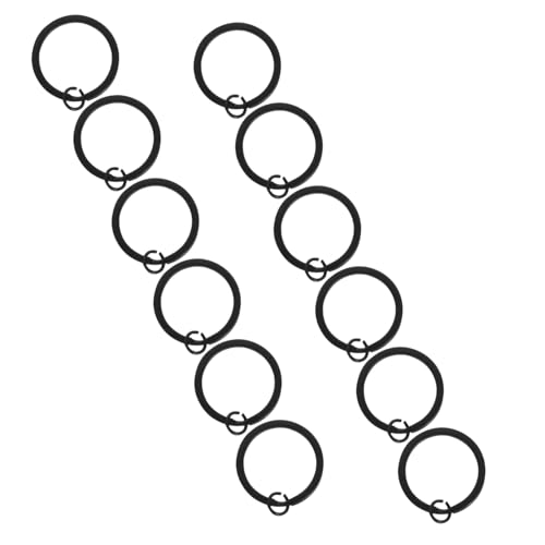 Veemoon 30 Stück Flache Metall Schlüsselringe Split Keyrings mit Metall-sprühlack Beschichtung Faderesistent Leicht Für Auto Büro Zuhause Schlüsselanhänger DIY Zubehör von Veemoon