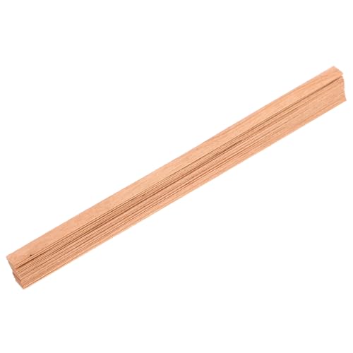 Veemoon 30 Stück Holzdochte für DIY Kerzenherstellung Holzdochte für Aromakerzen für Heimdekoration und Bastelprojekte Langlebig und Einfach zu Verwenden von Veemoon