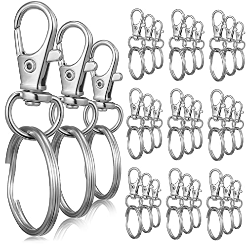 Veemoon 30 Stück Metall Schlüsselanhänger Mit Karabinerhaken - Drehbare Verschlüsse in 3 Größen Für Lanyards Und Schlüssel - Ideal Für Organisation Und Schlüsselbundgestaltung Veemoon 30 Stück Metall Schlüsselanhänger Mit Karabinerhaken - Drehbare Verschlüsse in 3 Größen Für Lanyards Und Schlüssel - Ideal Für Organisation Und Schlüsselbundgestaltung von Veemoon