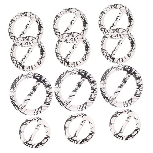 Veemoon 30 Stück Runde Japanische Schnalle Frauen Schal Ringclip Schal-kreis-clip Kreisschnalle Clips Hemd-accessoire Frauen Schal Schnalle Ringe Frauen Schalschnalle Schalverschluss Harz von Veemoon