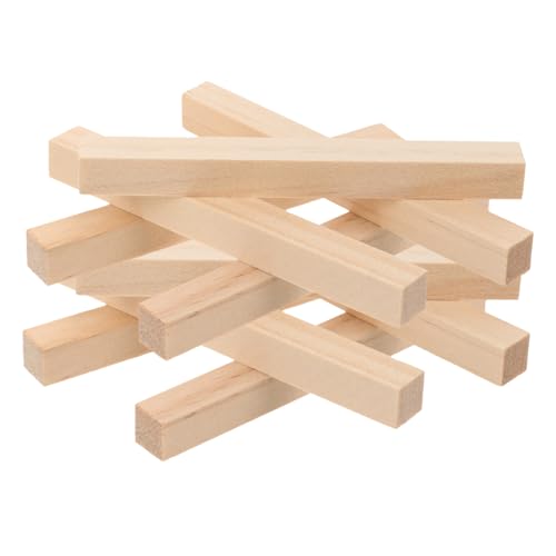 Veemoon 30 Stück Teiliges Quadratische Holzdübelstäbe Unlackierte DIY Bastelstäbe aus Robustem Holz für Handwerk Schulprojekte Eltern basteln und Kreative Holzarbeiten Veemoon 30 Stück Teiliges Quadratische Holzdübelstäbe Unlackierte DIY Bastelstäbe aus Robustem Holz für Handwerk Schulprojekte Eltern basteln und Kreative Holzarbeiten von Veemoon