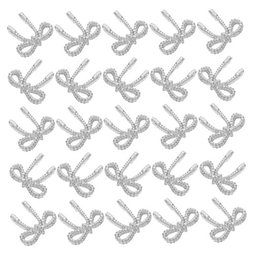 Veemoon 30 Stück Teiliges Silbernes Legierungs Nagel Charms mit Hohlem Schleifen Design Kleine Schmetterlings Nageldekorationen Vielseitige DIY Nail Art Zubehör für Frauen und Besondere Veemoon 30 Stück Teiliges Silbernes Legierungs Nagel Charms mit Hohlem Schleifen Design Kleine Schmetterlings Nageldekorationen Vielseitige DIY Nail Art Zubehör für Frauen und Besondere von Veemoon