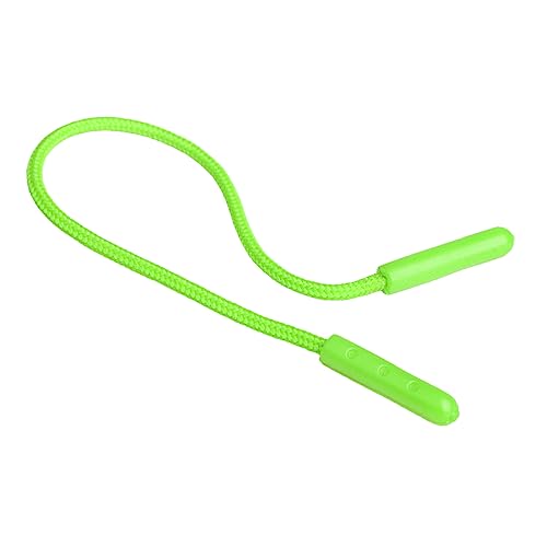 Veemoon 30 Stück Zipper Pull Ropes Robuste Reißverschlusszüge für Rucksäcke Reisekoffer Sportbekleidung Jacken Mehr Vielseitige Langlebige Kunststoff und Polyesterziehgriffe Grün von Veemoon