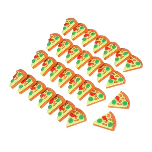 Veemoon 30 Süße Radiergummis in Pizzastückform Für Kinder: Lustige Preise Fürs Klassenzimmer Und Schulbedarf – Mini-radiergummis in Lebensmittelform Für Schüler – Für Partygeschenke Und von Veemoon