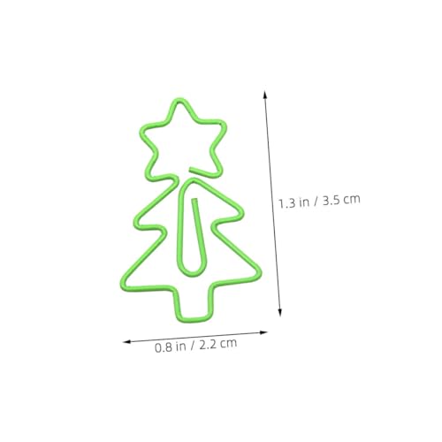 Veemoon 30 Weihnachtsbaum Büroklammern Metall Kleine Papierklammern Lesezeichen Memo Halter Festliches Design Robuste Dokumentenklammern für Büro und Schule Veemoon 30 Weihnachtsbaum Büroklammern Metall Kleine Papierklammern Lesezeichen Memo Halter Festliches Design Robuste Dokumentenklammern für Büro und Schule von Veemoon