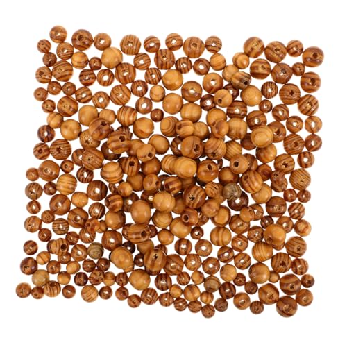 Veemoon 300 Stück Braune Holzperlen Runde Gestreifte Naturholzperlen DIY Schmuck Bastelperlen für Armband Halskette Makramee Handwerk Veemoon 300 Stück Braune Holzperlen Runde Gestreifte Naturholzperlen DIY Schmuck Bastelperlen für Armband Halskette Makramee Handwerk von Veemoon