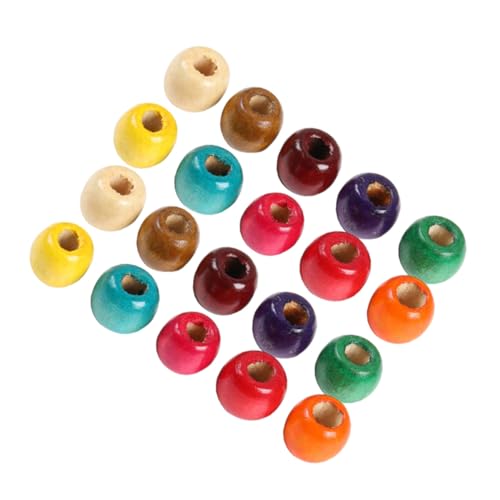 Veemoon 300 Stück Bunte Holzperlen mit Großen Löchern Runde Bastelperlen aus Natürlichem Holz für DIY Schmuckherstellung Armbänder Halsketten und Kreative Handwerksprojekte Veemoon 300 Stück Bunte Holzperlen mit Großen Löchern Runde Bastelperlen aus Natürlichem Holz für DIY Schmuckherstellung Armbänder Halsketten und Kreative Handwerksprojekte von Veemoon