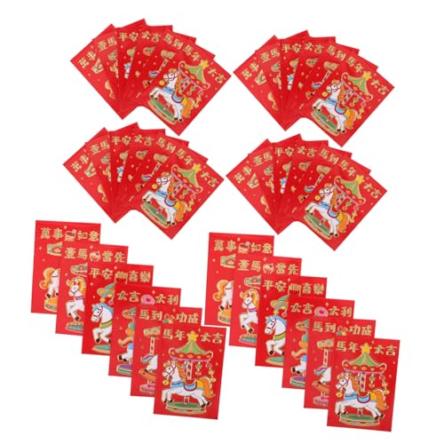 Veemoon 300 Stück Rote Umschläge Jahr Des Pferdes Kreative Hong Bao Geldumschläge Lunar Year Envelopes für Frühjahrsfest Hochzeit Geburtstag Familienfeiern Veemoon 300 Stück Rote Umschläge Jahr Des Pferdes Kreative Hong Bao Geldumschläge Lunar Year Envelopes für Frühjahrsfest Hochzeit Geburtstag Familienfeiern von Veemoon