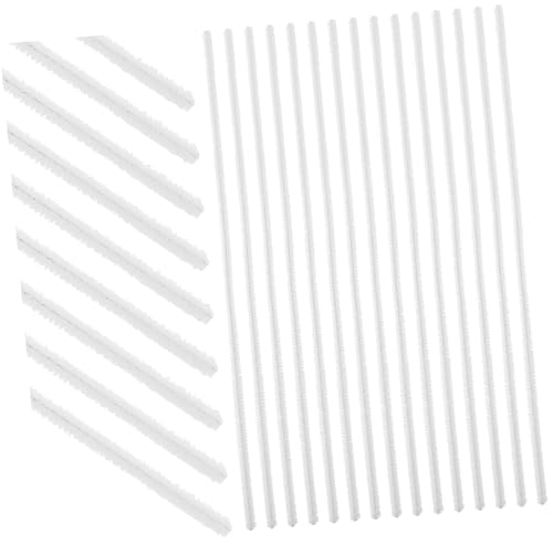 Veemoon 300 Stück Weiße Chenille Stiele Biegsame Weiche Bastelstäbe für DIY Flexible Twisted Rods für Schule Kindergarten Farbenfrohes Handwerksmaterial Veemoon 300 Stück Weiße Chenille Stiele Biegsame Weiche Bastelstäbe für DIY Flexible Twisted Rods für Schule Kindergarten Farbenfrohes Handwerksmaterial von Veemoon