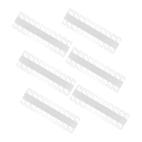 Veemoon 300Stücke Selbstklebende Haken PVC Stabile Hanglaschen für Wand Displays für Einzelhandel und Bastelprojekte Vielseitig Einsetzbar von Veemoon