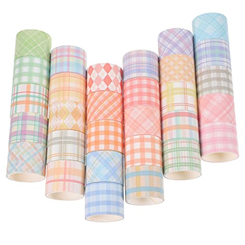 Veemoon 30Rollen Washi Tape Klebeband für DIY Scrapbooking Farbenfrohes Design Notizbuch und Dekoration Langanhaltend und Rückstandsfrei von Veemoon