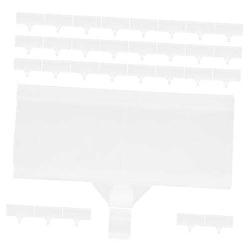 Veemoon 30Stücke Etiketten Für Drahtregale Transparente Preisschildhalter Aus PVC Für Supermärkte Einzelhandel Vorratsräume Wiederverwendbare Clip Design Veemoon 30Stücke Etiketten Für Drahtregale Transparente Preisschildhalter Aus PVC Für Supermärkte Einzelhandel Vorratsräume Wiederverwendbare Clip Design von Veemoon