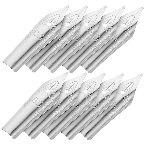 Veemoon 30Stücke Kalligraphie Stift Nibs Ersatzfedern für Füllfederhalter Metallspitzen für Schreibprojekte für Kreative von Veemoon