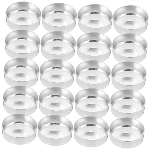 Veemoon 30Stücke Metallkerzenbecher für Teelichter Leere Kerzenschalen für DIY Kerzenherstellung Wiederverwendbar Stabiles Design für Dekoration und Veemoon 30Stücke Metallkerzenbecher für Teelichter Leere Kerzenschalen für DIY Kerzenherstellung Wiederverwendbar Stabiles Design für Dekoration und von Veemoon