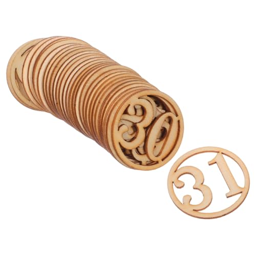 Veemoon 31 Stück Teiliges Holz Unbehandelt Zum Bemalen DIY Holzscheiben Für Adventskalender Basteln Weihnachtsdeko Und Lernspiele Veemoon 31 Stück Teiliges Holz Unbehandelt Zum Bemalen DIY Holzscheiben Für Adventskalender Basteln Weihnachtsdeko Und Lernspiele von Veemoon