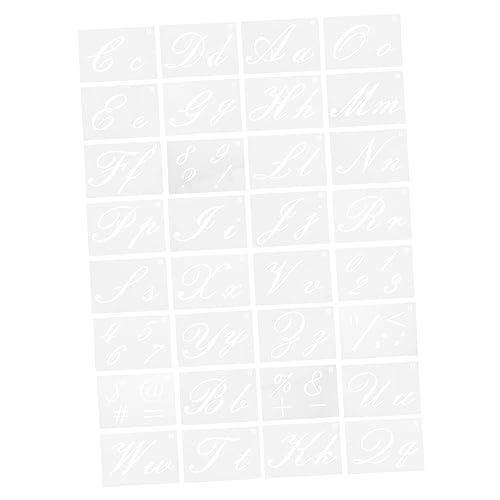 Veemoon 32 Blatt Teiliges Wiederverwendbares Buchstaben und Zahlenschablonen Präzise DIY Malvorlagen für Zeichnen Basteln Scrapbooking und Wanddekoration und Langlebig Veemoon 32 Blatt Teiliges Wiederverwendbares Buchstaben und Zahlenschablonen Präzise DIY Malvorlagen für Zeichnen Basteln Scrapbooking und Wanddekoration und Langlebig von Veemoon