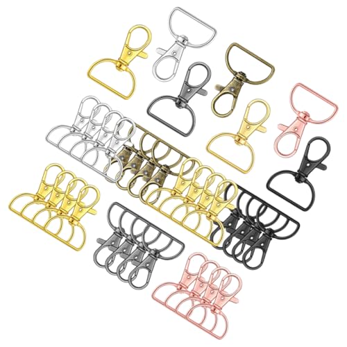 Veemoon 35 Stück Rotierbare Metall Ringe Multifunktionale Karabiner für Handtaschen Rucksackzubehör und DIY Bag Hardware für Herstellung von Taschen und Accessoires Veemoon 35 Stück Rotierbare Metall Ringe Multifunktionale Karabiner für Handtaschen Rucksackzubehör und DIY Bag Hardware für Herstellung von Taschen und Accessoires von Veemoon