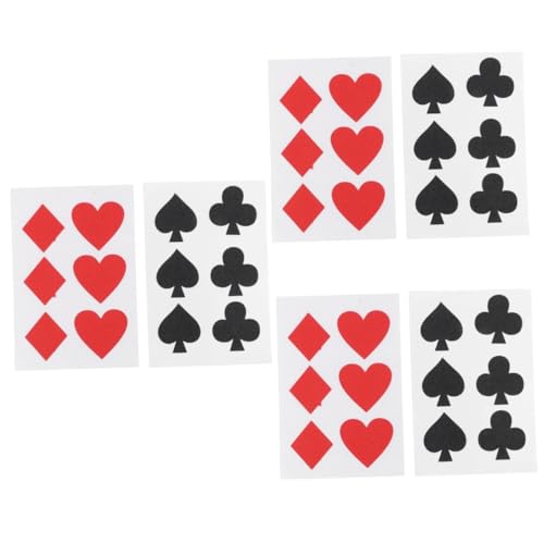 Veemoon 36 Stck. Teiliges Poker Kreative Trinkglas Aufkleber Selbstklebende Spielkarten Motive Dekorative Glasmarkierer für Party Bar Cocktail und Dekoration Veemoon 36 Stck. Teiliges Poker Kreative Trinkglas Aufkleber Selbstklebende Spielkarten Motive Dekorative Glasmarkierer für Party Bar Cocktail und Dekoration von Veemoon
