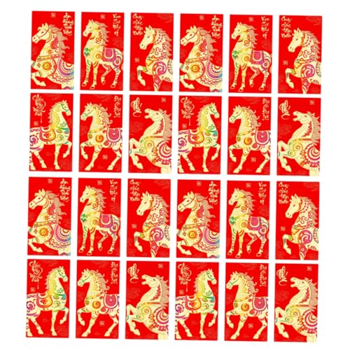 Veemoon 36 Stück Chinesische Neujahrs-hongbao Rote Umschläge Pferdejahr Geldtaschen Große Kapazität Traditionelle Geldumschläge Für Frühlingsfest Hochzeit Feier Veemoon 36 Stück Chinesische Neujahrs-hongbao Rote Umschläge Pferdejahr Geldtaschen Große Kapazität Traditionelle Geldumschläge Für Frühlingsfest Hochzeit Feier von Veemoon
