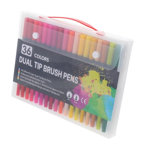 Veemoon 36 Stück Dual Brush Marker Pens Wasserfarben Stifte für Künstler Filzstifte mit Doppelter Spitze für Malerei Zeichnung und Projekte Farbenfrohe Auswahl für Bedarf Veemoon 36 Stück Dual Brush Marker Pens Wasserfarben Stifte für Künstler Filzstifte mit Doppelter Spitze für Malerei Zeichnung und Projekte Farbenfrohe Auswahl für Bedarf von Veemoon