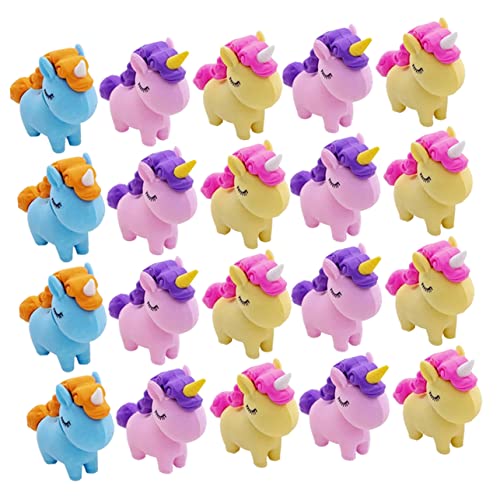 Veemoon 36 Stück Einhorn Radiergummi Mini Spaß Radiergummis klein Geburtstag Party erasers for süße radiergummis educational toys belohnen tragbare Radiergummis von Veemoon