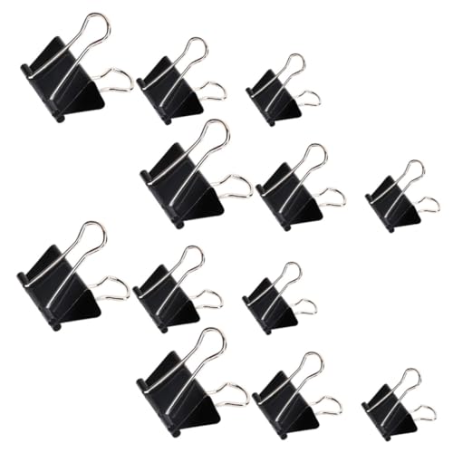 Veemoon 36 Stück Teiliges Metall Dovetail Clips Schwarz Langlebige Long Tail Clips Starke Büroklammern für Schüler Dokumenten und Notizorganisation für Büro Schule und Zuhause Veemoon 36 Stück Teiliges Metall Dovetail Clips Schwarz Langlebige Long Tail Clips Starke Büroklammern für Schüler Dokumenten und Notizorganisation für Büro Schule und Zuhause von Veemoon