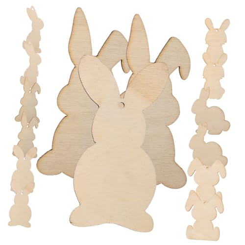 Veemoon 36 Stück Teiliges Unvollendeter Holzscheiben für Ostern DIY Holzfiguren Karotten und Hasenform für Kreative Bastelprojekte und Dekorationen Veemoon 36 Stück Teiliges Unvollendeter Holzscheiben für Ostern DIY Holzfiguren Karotten und Hasenform für Kreative Bastelprojekte und Dekorationen von Veemoon