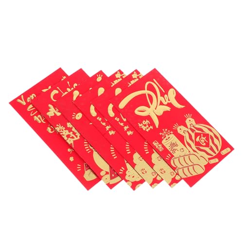 Veemoon 36 Stück Vietnamesische Rote Umschläge Lunar Year Glückstaschen mit Traditionellem Design Langformat Hong Bao für Frühlingsfest Neujahrsfeier und Jahr Des Pferdes Veemoon 36 Stück Vietnamesische Rote Umschläge Lunar Year Glückstaschen mit Traditionellem Design Langformat Hong Bao für Frühlingsfest Neujahrsfeier und Jahr Des Pferdes von Veemoon