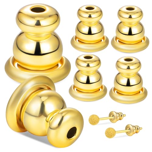 Veemoon 3Paare Ohrringverschlüsse Sichere Ohrringstopper Für Schwere Ohrringe Anpassbare Ohrstecker Verschlüsse Langlebig Und Bequem Im Tragekomfort Veemoon 3Paare Ohrringverschlüsse Sichere Ohrringstopper Für Schwere Ohrringe Anpassbare Ohrstecker Verschlüsse Langlebig Und Bequem Im Tragekomfort von Veemoon