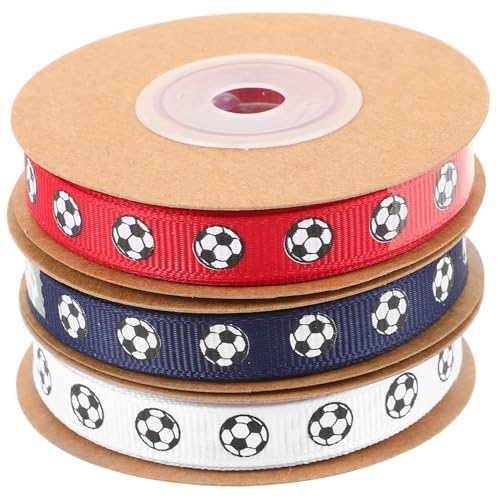 Veemoon 3Rollen Bastelband Mit Volleyball Muster Und Yards Pro Rolle Geschenkband Für Dekoration Und Verpackung Von Geschenken Veemoon 3Rollen Bastelband Mit Volleyball Muster Und Yards Pro Rolle Geschenkband Für Dekoration Und Verpackung Von Geschenken von Veemoon