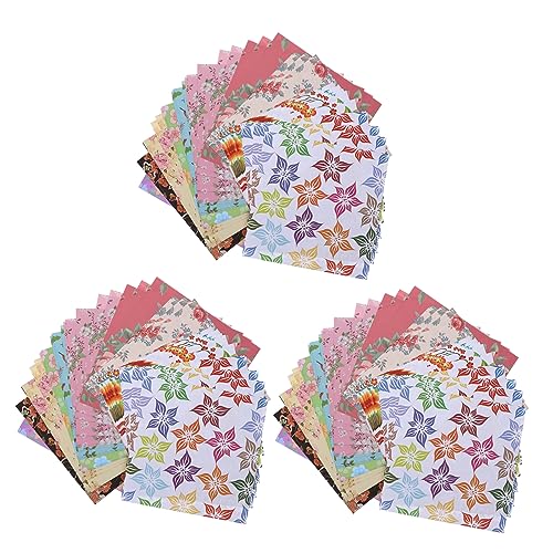 Veemoon 3Sätze Doppelseitiges Origami Papier für Quadratische Faltblätter Bunten Designs für DIY Bastelprojekte und Kreative Handwerksideen Fördert Konzentration Veemoon 3Sätze Doppelseitiges Origami Papier für Quadratische Faltblätter Bunten Designs für DIY Bastelprojekte und Kreative Handwerksideen Fördert Konzentration von Veemoon