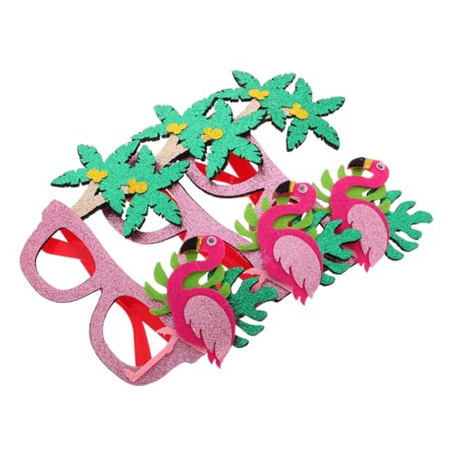 Veemoon 3Stücke Flamingo Luau Brillen Tropische Party Requisiten mit Kokosnussbaum Motiven Deko für Sommerstrand Events Lustige Fotografie Hawaii Partys Veemoon 3Stücke Flamingo Luau Brillen Tropische Party Requisiten mit Kokosnussbaum Motiven Deko für Sommerstrand Events Lustige Fotografie Hawaii Partys von Veemoon