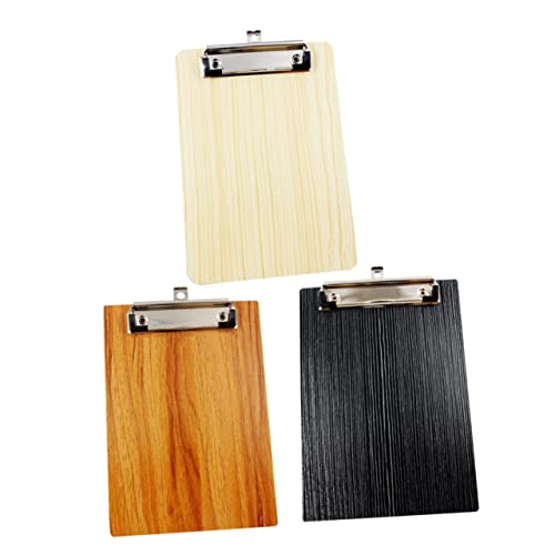 Veemoon 3Stücke Holz Klemmbrett mit Clip Multifunktionale Schreibtafeln für Büro Schule Robustes Design für Dokumentenorganisation und Notizen Holzoptik Walnuss Veemoon 3Stücke Holz Klemmbrett mit Clip Multifunktionale Schreibtafeln für Büro Schule Robustes Design für Dokumentenorganisation und Notizen Holzoptik Walnuss von Veemoon
