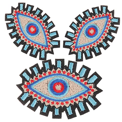 Veemoon 3Stücke Teiliges Augen Kleidung Patches Dekorative Aufnäher für Hüte Taschen und Kleidung DIY Stickereien für Styles und Reparaturen Veemoon 3Stücke Teiliges Augen Kleidung Patches Dekorative Aufnäher für Hüte Taschen und Kleidung DIY Stickereien für Styles und Reparaturen von Veemoon