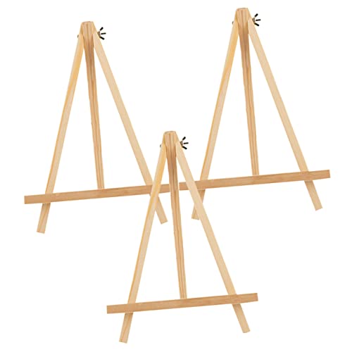 Veemoon 3Stücke Teiliges Holzstaffelei für Ausstellen Ergonomisches Design Vielseitig Einsetzbar für Kunstunterricht und Partys von Veemoon