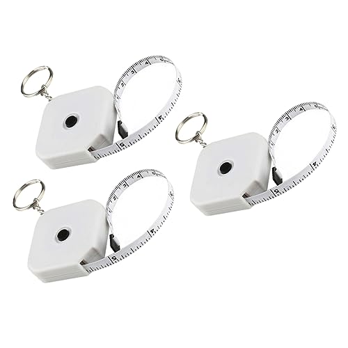 Veemoon 3Stücke Tragbares Maßband für Körpermessungen Flexibles Kassettenmaßband mit Schlüsselanhänger Exquisites und Langlebiges Design für Fitness und Zuhause Veemoon 3Stücke Tragbares Maßband für Körpermessungen Flexibles Kassettenmaßband mit Schlüsselanhänger Exquisites und Langlebiges Design für Fitness und Zuhause von Veemoon