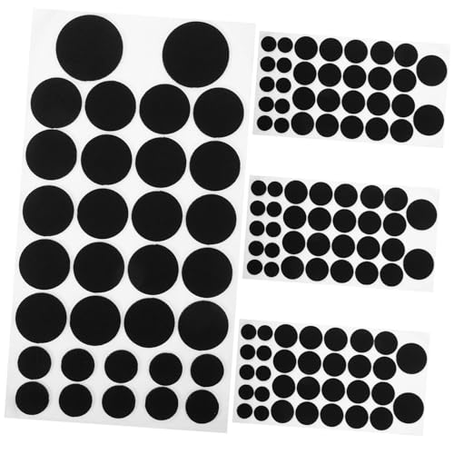 Veemoon 4 Blätter Selbstklebende Filzkreise für DIY Projekte Schwarz für Kleidung und Accessoires Robustes Material für Kreative Bastelarbeiten und Veemoon 4 Blätter Selbstklebende Filzkreise für DIY Projekte Schwarz für Kleidung und Accessoires Robustes Material für Kreative Bastelarbeiten und von Veemoon