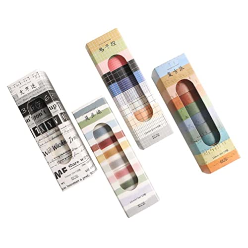 Veemoon 4 Boxen Washi Tape Dekoratives Klebeband für DIY Projekte Scrapbooking und Kreative Gestaltung Vielseitige Masking Tape Kollektion Boxen für Bastelideen und Veemoon 4 Boxen Washi Tape Dekoratives Klebeband für DIY Projekte Scrapbooking und Kreative Gestaltung Vielseitige Masking Tape Kollektion Boxen für Bastelideen und von Veemoon