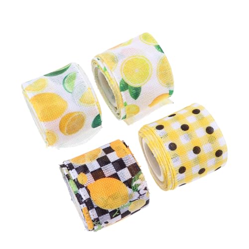 Veemoon 4 Rollen DIY Zierband Breit pro Vielseitiges Bastelband für Handwerk Bekleidung Geschenkverpackung und Dekoration Robustes Farbenfrohes Material im Landhausstil Veemoon 4 Rollen DIY Zierband Breit pro Vielseitiges Bastelband für Handwerk Bekleidung Geschenkverpackung und Dekoration Robustes Farbenfrohes Material im Landhausstil von Veemoon