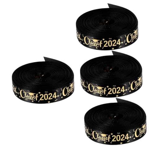 Veemoon 4 Rollen Geschenkverpackungsband Diy Polyesterband mit Goldprägung Yards Abschlussfeiern Dekorationen und Bastelprojekte Wiederverwendbar und Einfach Veemoon 4 Rollen Geschenkverpackungsband Diy Polyesterband mit Goldprägung Yards Abschlussfeiern Dekorationen und Bastelprojekte Wiederverwendbar und Einfach von Veemoon